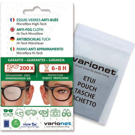 Linguette essuie verres anti buée pocket 1 VARIONET