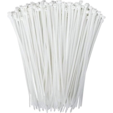 200 Paquets De 25cm D'attaches Zippées En Nylon Écologique, Résistantes À La Traction Et Autobloquantes, Pour La Maison, Le Bureau, Le Jardin, Le Garage, L'atelier (Medium, 200pcs) (1/4)