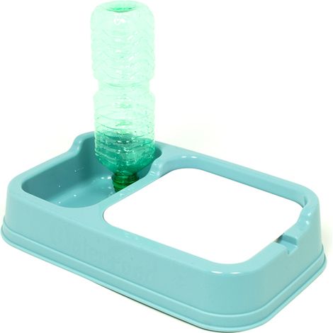 Distributore Cibo/Acqua Per Animali Modello 700087 Colore Azzurro (1/3)