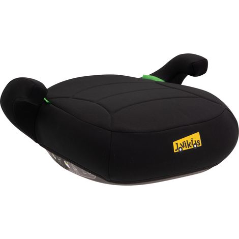 Kinder-Sitzerhöhung ECE R129 i-Size 126–150 cm mit waschbarem Stoffbezug, Schwarz (1/5)