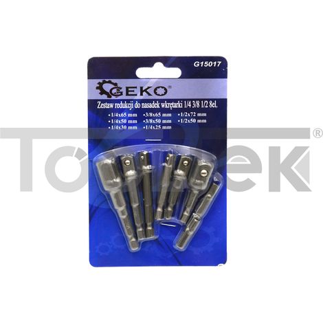 ADATTATORI BUSSOLA 1/4" 3/8" 1/2" AVVITATORI TRAPANO SET 8pz G15017 (1/2)