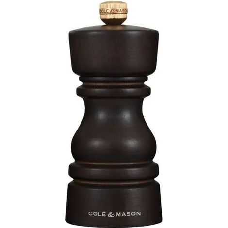 Moulin à Poivre London Chocolat 13cm Broyage Précis, Design élégant Et Compact - Cole Et Mason