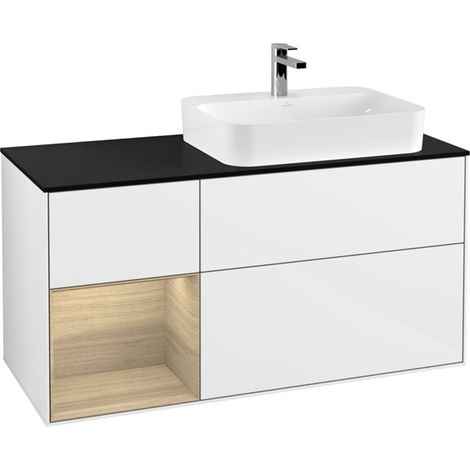 Villeroy & Boch F392PCGF Meuble sous-lavabo Finion F39 (1/2)