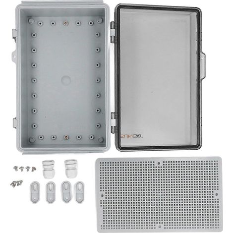 Boîte de jonction électrique étanche 175 x 275 x 110 mm IP67, boîtier de projet électrique en plastique ABS avec