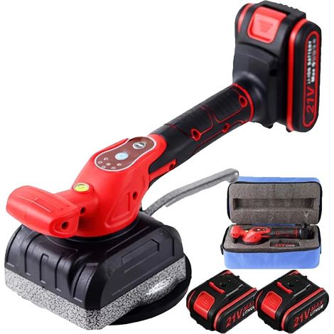 Machine de carrelage, 21V de tension, 3500W de puissance, 5 vitesses, ventouse de 125mm, capacité d'adsorption de 200kg (1/5)