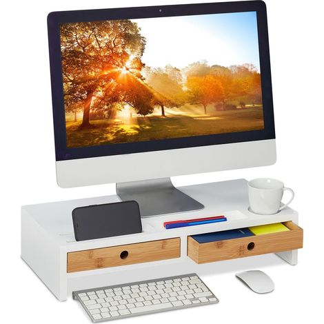 Soporte de pantalla con almacenamiento