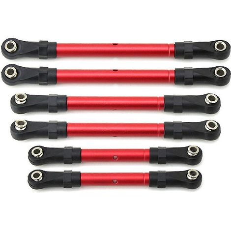 Biellette de direction, barre d'accouplement pour Hoss/4WD rouge-- (1/5)