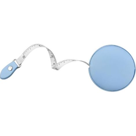 1 règle de prépuce tissu corporel couture tissu de tailleur processus de tricot mesure de perte de poids rétractable 60 pouces ruban à mesurer de 1,5 mètre ruban à mesurer double bleu (1/5)