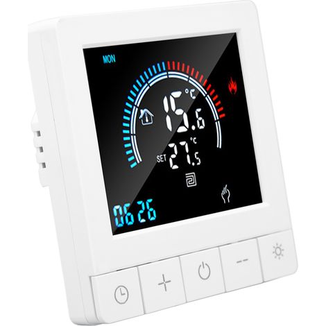 Thermostat Connecté pour Plancher Chauffant Écran Tactile Contrôle WiFi AC90‑240V 3A Programmable (1/5)