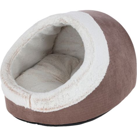 Igloo per gatti - KERBL - JANA - 37 x 45 x 30 cm - Marrone (1/4)