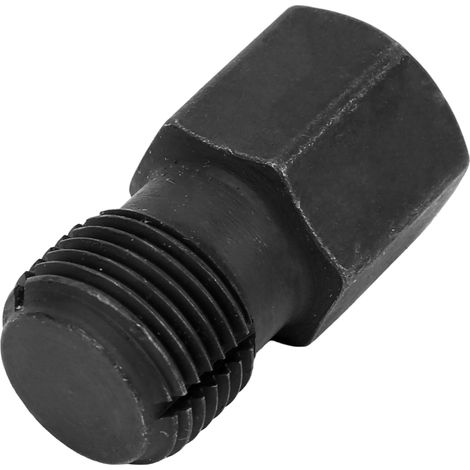 Outil de filetage professionnel pour sonde lambda M18x1,5 mm en métal noir, pour réparation de filetage de bougies d'allumage (voiture). (1/5)