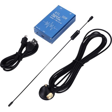 Récepteur SDR RTL USB XR-105, Tuner 100KHz-1.7GHz, Bande Complète UV, Composant Électronique (1/5)