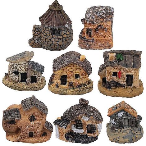 Maisonnette en résine pour la décoration (1/3)