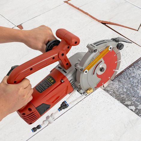 Betonsäge Elektrische Steinsäge 4800W Nassschneider Pflastersteine 5000 R/min Wand-Schneidemaschine Elektrische Staubfreies Steintrennmaschine (1/5)