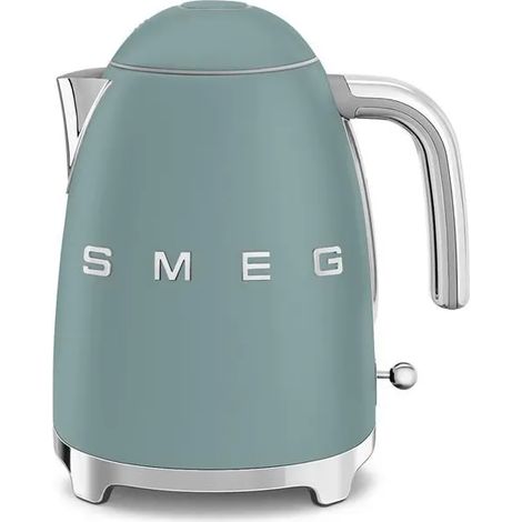 Smeg – Bouilloire sans fil 1.7 L vert émeraude – Puissance 2400 W – Socle 360° – Arrêt automatique – Filtre anti-calcaire – KLF03EGMEU