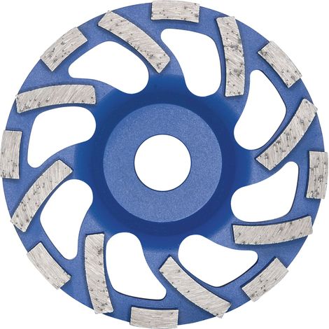 DIEWE Diamant Trockenschleifteller New Fan Cup Blau 125 x 22 x 22.23 mm (1/4)