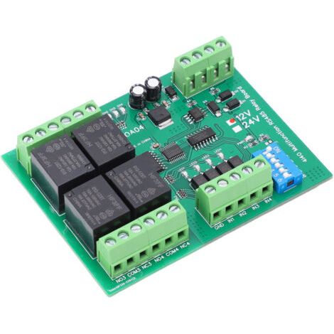 Module Relais 4 Canaux Multifonction avec Interface RS485 pour Équipements Électriques 12V DC (1/5)