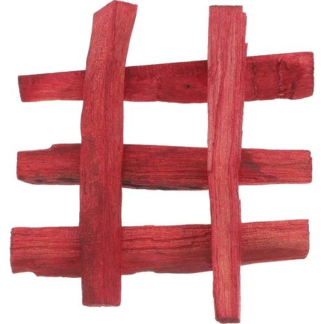 5 bâtonnets de Palo Santo (30 g) en vrac, bois sacré pour la guérison, la méditation et le bien-être général, récoltés à l'état sauvage, rouge (10 cm). (1/3)