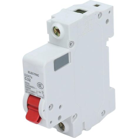 Leistungsschalter Niederspannung 6000 A Abschaltvermögen 1-polig DIN-Schienenmontage 32 A 230 V/400 V