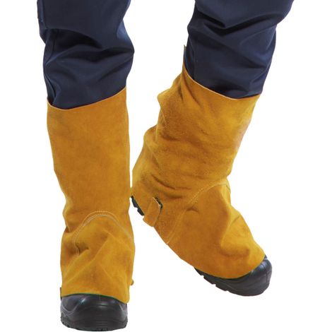 Guêtres cuir de protection du soudeur PORTWEST