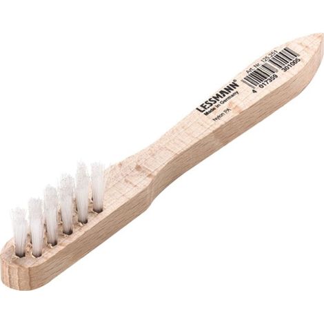 Spazzola per candele di accensione lunghezza 150 mm, spessore 0,3 mm, nylon PA liscia, a 3 file (1/2)