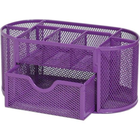 Organizzatore per pennelli da trucco, portapenne, contenitore per carta e articoli da ufficio, per casa o ufficio, 22 x 11 x 10,4 cm