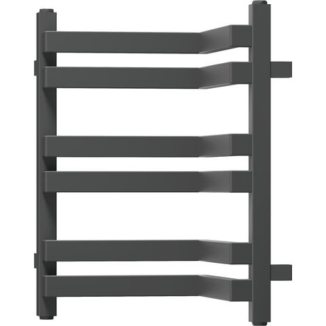 Radiateur de salle de bain Mexen Loop 500 x 375 mm, 253 W, anthracite - W129-0500-350-00-66 (1/3)
