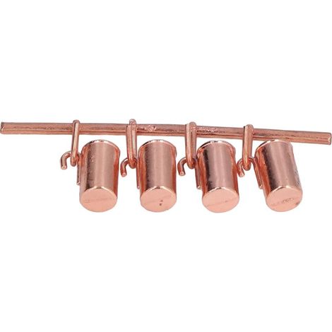 Bouilloire miniature en métal, style vintage, finition exquise, échelle 1:12, accessoire de cuisine pour maison de poupée (1/5)