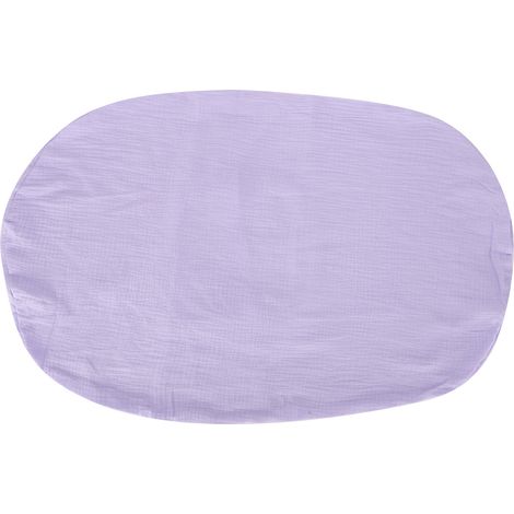 Housse de transat bébé respirante, lavable et portable pour nouveau-né - Violet clair (1/5)