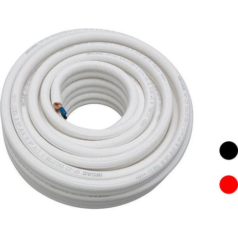 Cable doble de cobre aislado AP Conducto refrigerante Cobre frío para aire acondicionado - 1/4 + 3/8 (de), 5 m (de)
