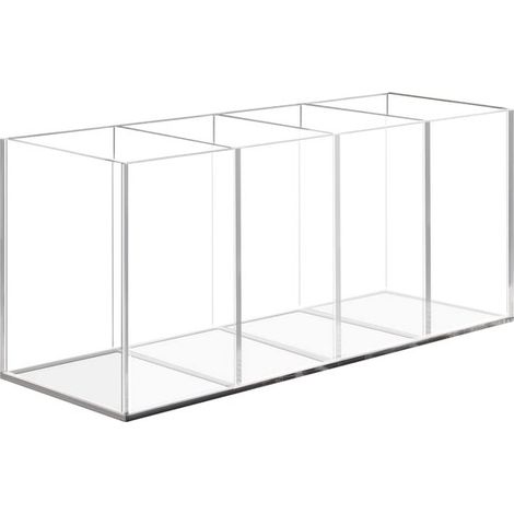 Make-up-Organizer Acryl Kosmetik Multifunktional Transparent Schreibtisch Bürobedarf Badezimmer Schlafzimmer Büro Stiftehalter Pinsel Schmuck 4 4 (1/5)