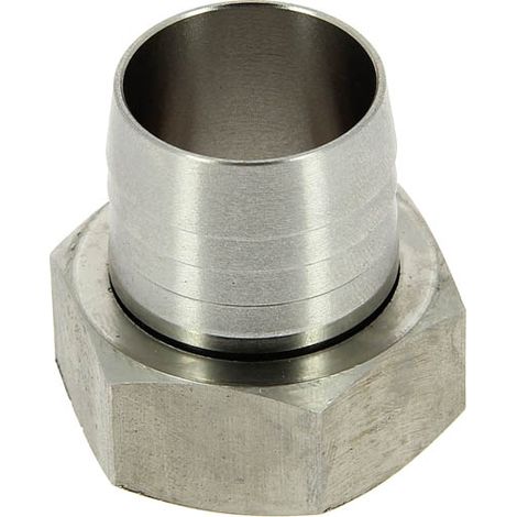 Embout cannelé inox usiné Ø26 femelle 1"