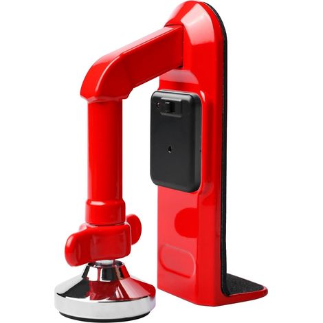 Butoir de porte avec alarme, serrure de porte, sécurité portable anti-effraction, dispositif de sécurité pour la maison, l'hôtel, les voyages et la protection personnelle, arrêt de porte réglable avec (1/5)