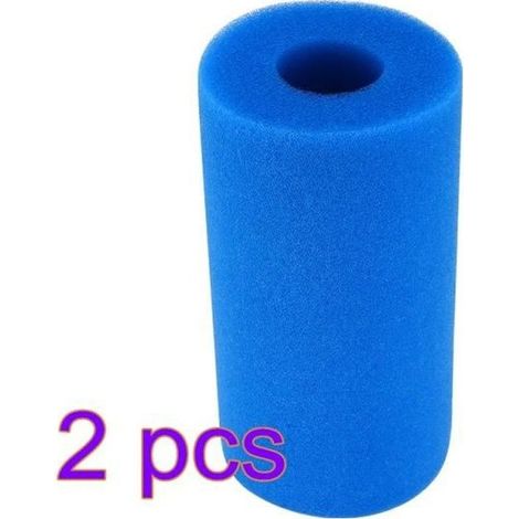 2pcs éponge de filtre pour Intex Type A réutilisable/Lavable Piscine Filtre en Mousse Cartouche éponge (1/4)