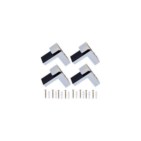 Stück Wandhalterungen für Glas-/Holzregale mit einer Dicke von 5 bis 30 mm (1/5)
