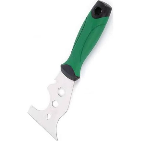 Spatule Acier Inox 75 mm - Multifonction 14-en-1 - Durable et Polyvalente - Usage Professionnel - Beast