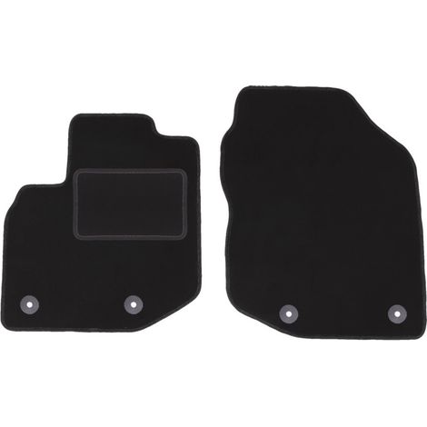 Tapis avant noirs pour Honda Jazz III à hayon (2008-2011) (1/5)