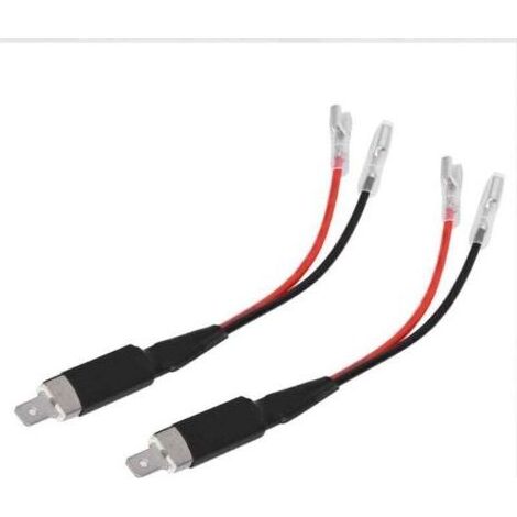 Câble de conversion H1 LED, 2 pièces H1 LED connecteur de câblage de conversion unique adaptateur de support de câble pour ampoules de phare LED (1/4)