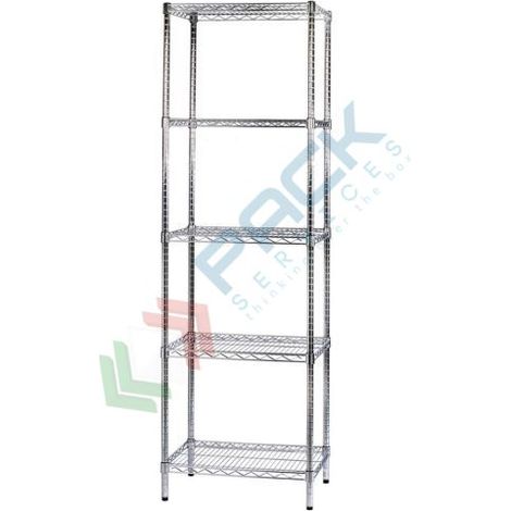 Scaffale 5 Ripiani Cm 46 X 61 X H. 200 (1/2)