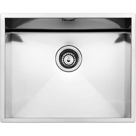 Apell FEQ50USC Ferrara Zero Lavello sottopiano 1 vasca quadrato acciaio inox satinato con disegno a diamante colore Acciaio inox satinato