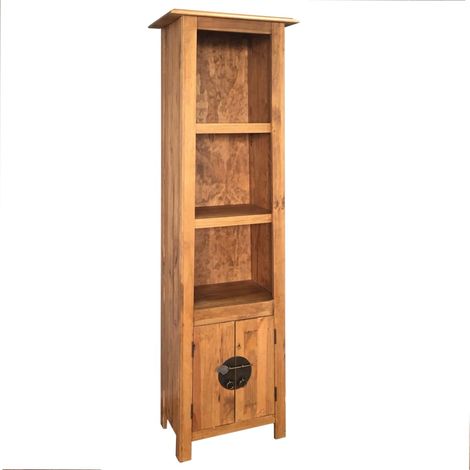 Meuble de salle de bain,Aromire de rangment,Mobilier de Rangement de Toilette autoportant Bois pin massif 48x32x170cm -83161 (1/5)