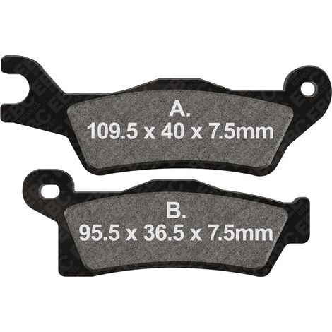 Pastiglie freno EBC FA617TT (set da 2)