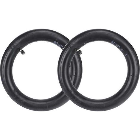 Chambre à air de rechange 80/65-6 10X2.5 pour pneu 10 pouces 255X80 avec valve coudée, renforcée et élargie. (1/5)