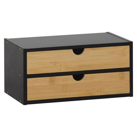Muebles Auxiliares - Cajones Ordenación Niko 2 Cajones - Negro