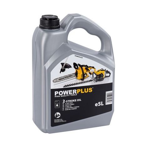 Huile pour tronçonneuse Powerplus powoil025 5 litres haute qualité