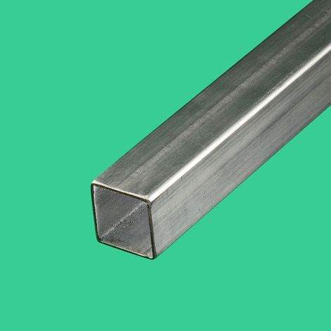 Tubo cuadrado acero inoxidable 40x40 mm Largo en metros: 2 metros - Grosor: 1,5 mm