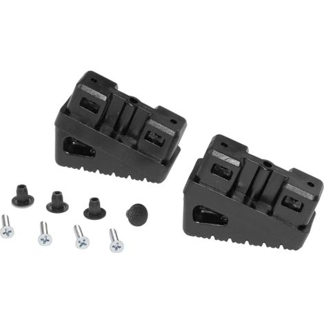HYMER Leiterfußset schräg für Holmgröße 83 mm, 2 Füße inkl. Befestigungsmaterial-HYM0054627