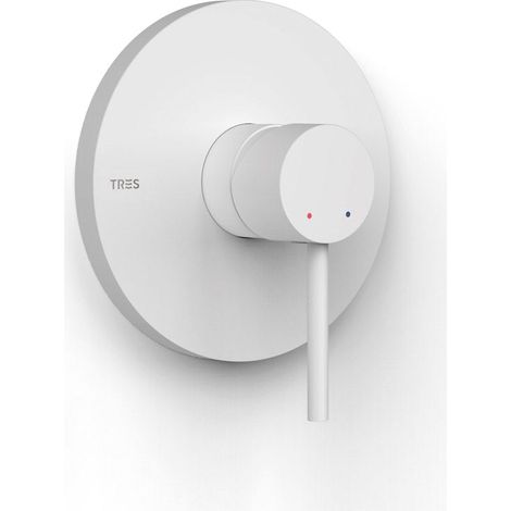 Pièce apparente pour boîtier encastré 1 voie Rapid-boxPièce apparente Blanc mat - TRES 26227810BM (1/2)