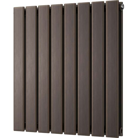 Typhoon - Black Copper Horizontal Radiator H600mm x W544mm Double Panel (1/3)