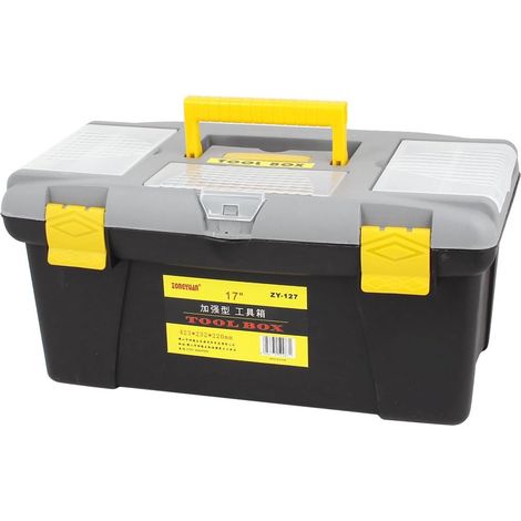 Schwarzer grauer Kunststoff-Tragegriff-Design-Hardware-Werkzeugkasten (1/4)